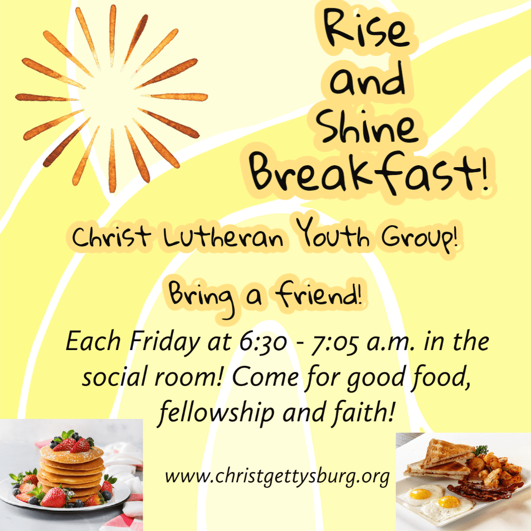 Rise and Shine breakfast